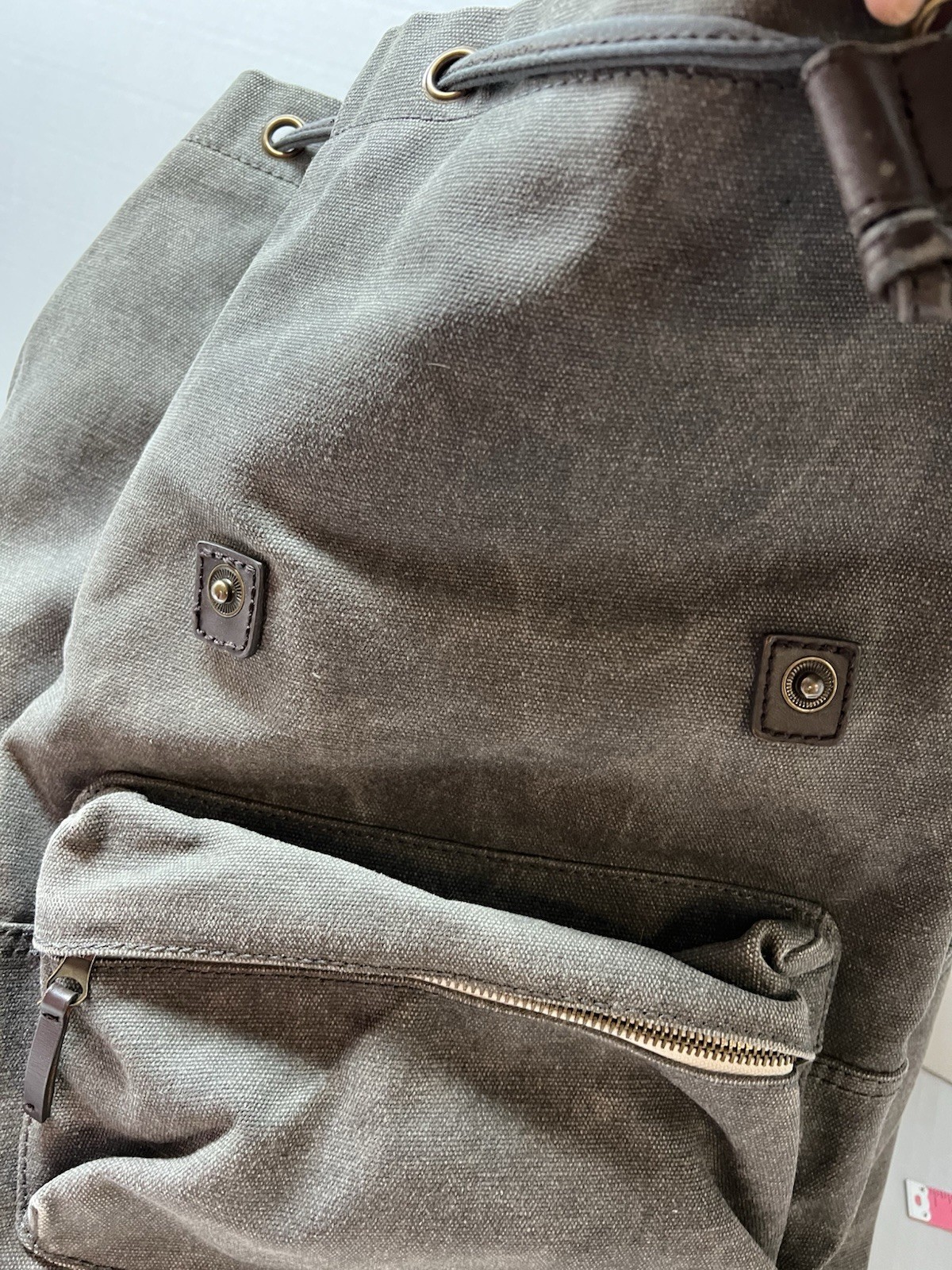 Everlane The Modern Snap Backpack - Reverse Denim… - image 15