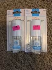 2 Box Sally Hansen Spray On Base Coat No More Stains 0.37 fl oz 11 ml Quick Dry