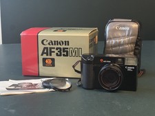 Canon AF35ML 35mm Film Camera Made in Japan w/ Box Manual - Fast f/1.9 Lens