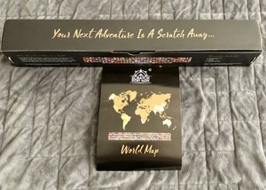 Scratch Story Map New Open Box World Map