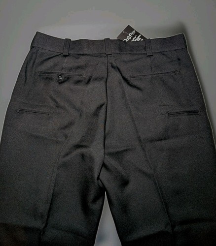 DUTY PRO By GALLS Black Polyester Pants SAP POCKET Men's 38" Waist UNHEMMED NWT - Picture 2 of 17