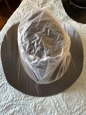 4Pcs Cowboy Hat Rain Covers Plastic Waterproof Hat Cover Dustproof Travel NEW