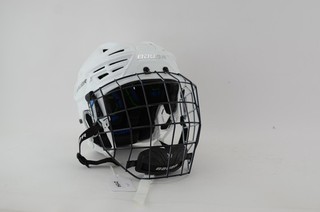 Bauer REAKT 155 Ice Hockey Helmet Combo White Size Large (0716 2154)