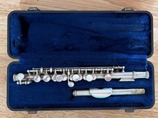 Vintage Armstrong Elkhart Silver-Plated Piccolo in Key of C, SN#4-8038 with Case