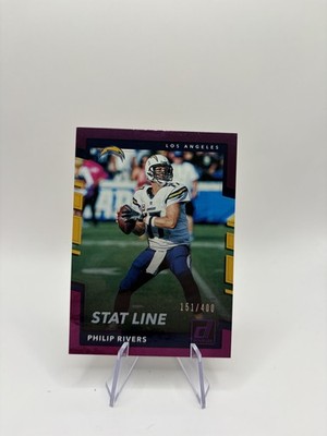 2017 Panini Donruss - Philip Rivers #188 Season Stat Line /400 - Chargers￼