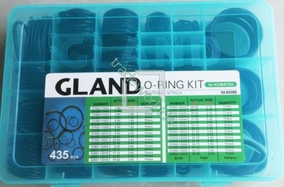 435PCS NEW O-Ring Seal Kit seals For Komatsu Heavy Equipment