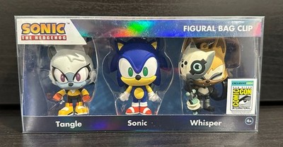 Monogram Sonic The Hedgehog Figural Bag Clip Set - Tangle