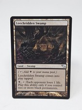 MTG Leechridden Swamp, Shadowmoor, LP, English