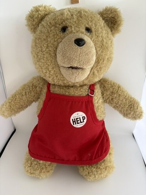 Großer seltener Ted the Movie sprechender Animatronic 12 Zoll Plüschbär funktionierendes offizielles Spielzeug