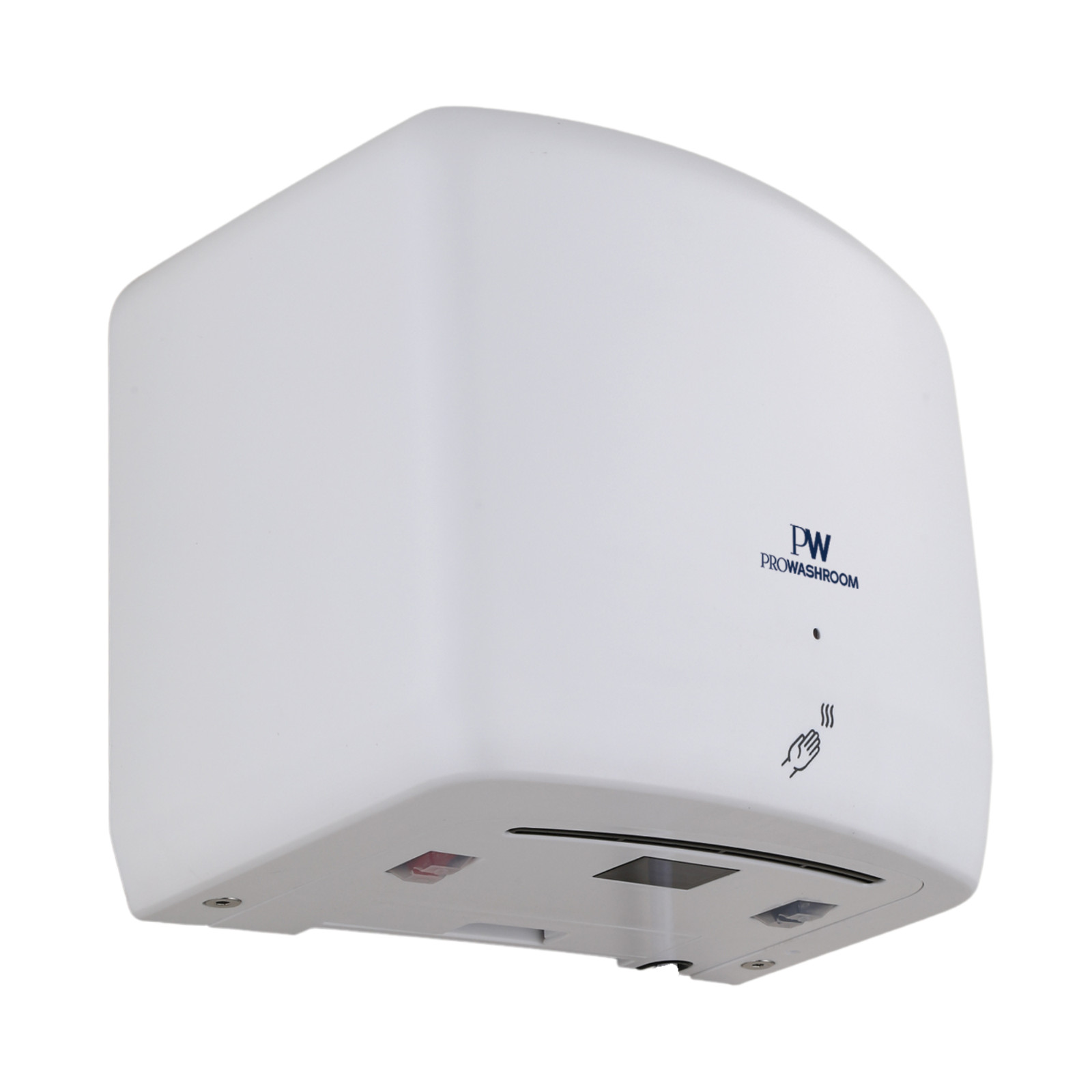 PROWASHROOM Automatic Hand Dryer White Commercial Fast Dry Time 2KW
