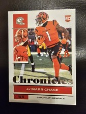Ja'Marr Chase 2021 Panini Chronicles Rookie #17 Cincinnati Bengals RC