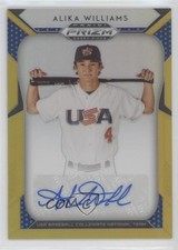 2019 Panini Prizm Draft Picks Auto Gold Prizm 5/10 Alika Williams #121 Auto x2o