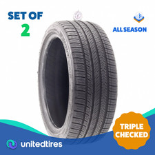 Set Of 2 Used 22540zr18 Michelin Pilot Sport All Season 4 92y - 7.532