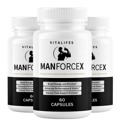 (3 Pack) Manforcex Advanced Male Pills Man Force X Vitamin Supplement 180 Caps
