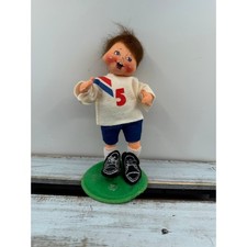 Annalee Mobilitee Doll - 7" Soccer Player Boy No 5 - Felt Figure - USA Made