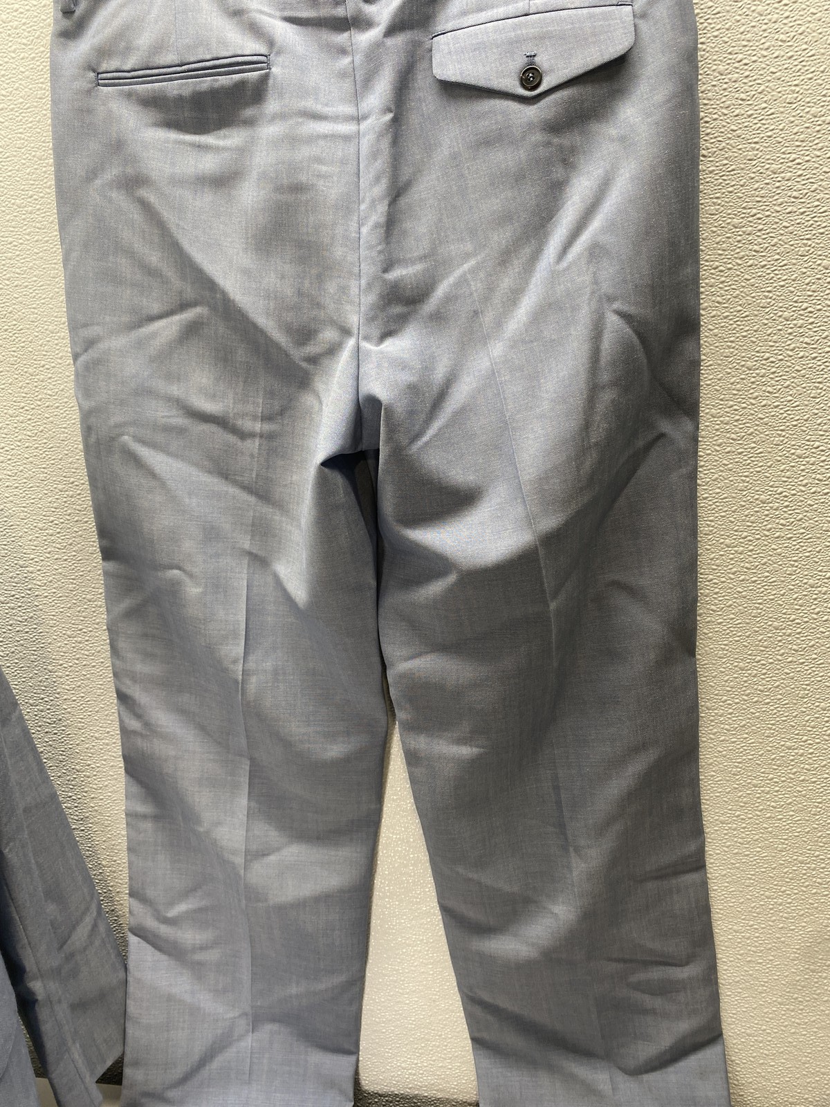 Prada Mens Single-Breasted Wool Suit 2 Piece Size 40 Medium Blue thumbnail 18