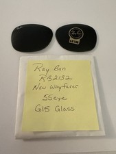 Authentic Ray-Ban Replacement Lenses New Wayfarer RB2132 G15 Glass