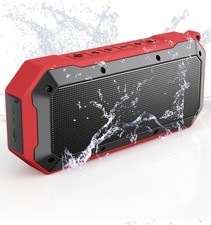 Bluetooth Jobsite Speaker with Magnet and Hook, 30H Working Time IPX6 Waterproof