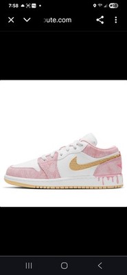 Womens JORDAN 1 Lows Strawberry Ice-cream