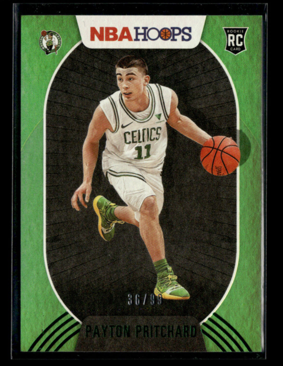 Payton Pritchard 2020-21 Panini Hoops Basketball Green RC 36/99 [jm121