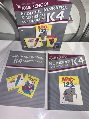 Abeka Phonics reading and writing curriculum Bundle