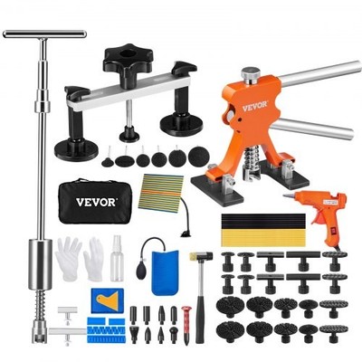69 PCS Dent Repair Kit,Auto Car Body Paintless Dent Removal Tool Kit,Golden Lift