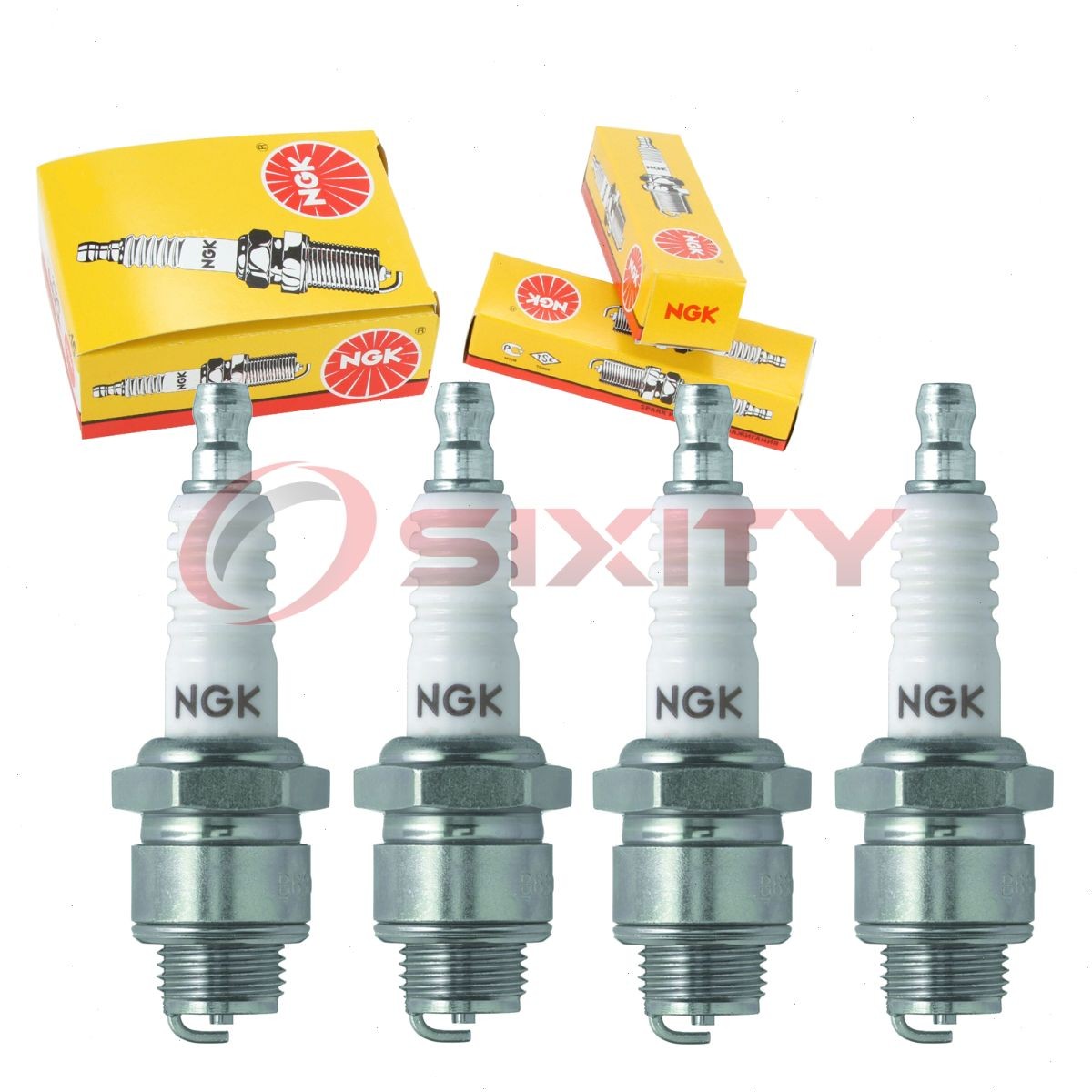4 pc NGK 93324 B6S BLYB Standard Spark Plugs for W8EC W8E W7EC W7E W20S-U zt