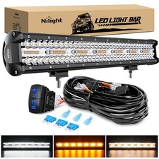 20Inch Off Road LED Light Bar 420W 3 Lighting Modes Nilight Driving