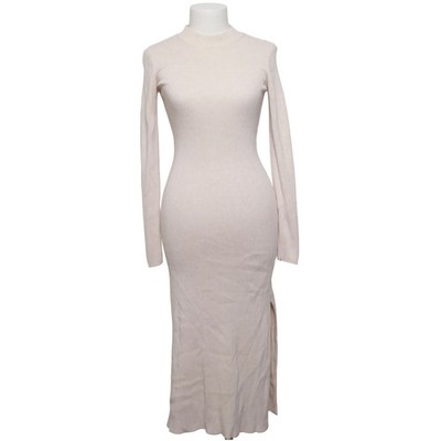 Stradivarius, Maxikleid, Größe: S, Beige, Polyamid/Viskose, Einfarbig #oFj