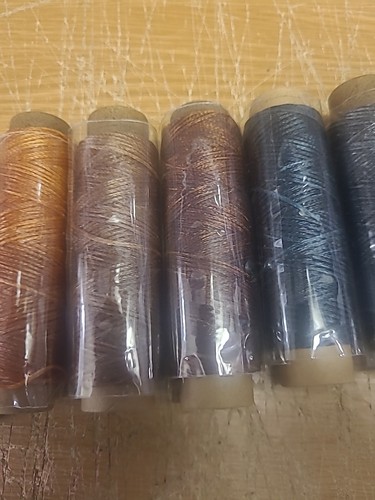 Leather Sewing Thread+2 Needles,Ideal for Leather Repairing Used 8x Super Strong - Picture 2 of 10