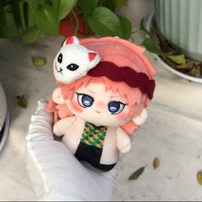 10cm Demon Slayer Sabito Plush Doll Anime Plushie Keychain Pendant Toy Xmas Gift