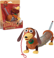 Retro 4.35-inch Slinky Dog Jr, the Original Classic Walking Spring Toy, Vintage,