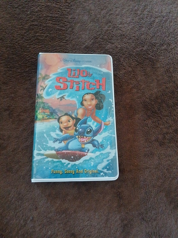 Disney Lilo & Stitch VHS Clamshell Notebook Home Video Classic Funny Journal 👀 