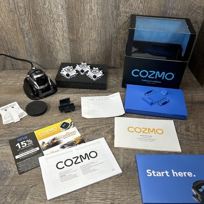 Anki Cozmo Liquid Metal Robot with Charging Dock and 3 Cubes 