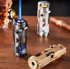 Jobon Multifunction Butane Gas Lighter Compact with Drill Knife & Poking Neddle