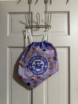 Build A Bear, Girl Scouts Cookie Design  Bear Carrier Drawstring Bag Backpack