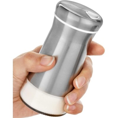 Adjustable Pour Hole Stainless Steel Salt Shaker for Himalayan Salt Table Salt