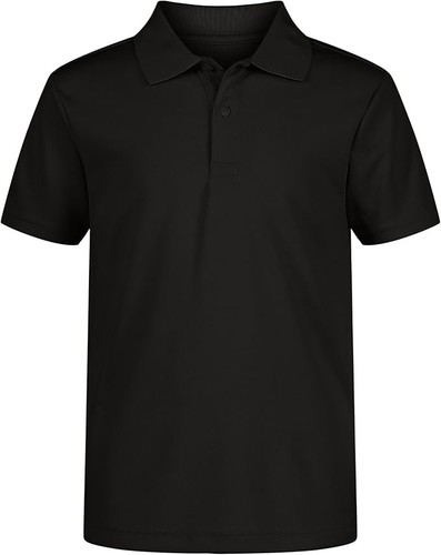 Nautica Boys' School Uniform Short Sleeve Polo Shirt, Button Closure XL(18/20)