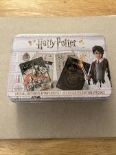 Harry Potter Special Edition Playing Cards Collectible Tin 2 Decks Sealed