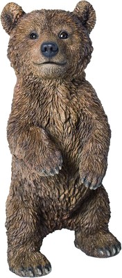 M.E.G Karten & Geschenke Vivid Arts - Real Life Standing Bear Cub Haus oder Garten