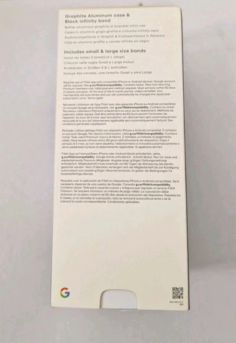 Fitbit Versa 4 Activity Tracker - Black/Graphite - Picture 3 of 3