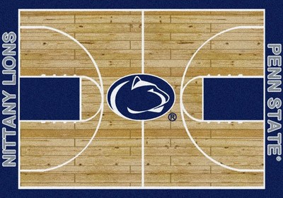 5x8 Milliken Penn State Nittany Lions NCAA Court Area Rug - Approx 5'4''x7'8''