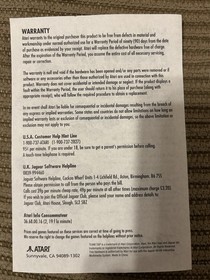 Atari Jaguar Team Tap Multi Player Adapter Vintage New In Open Box