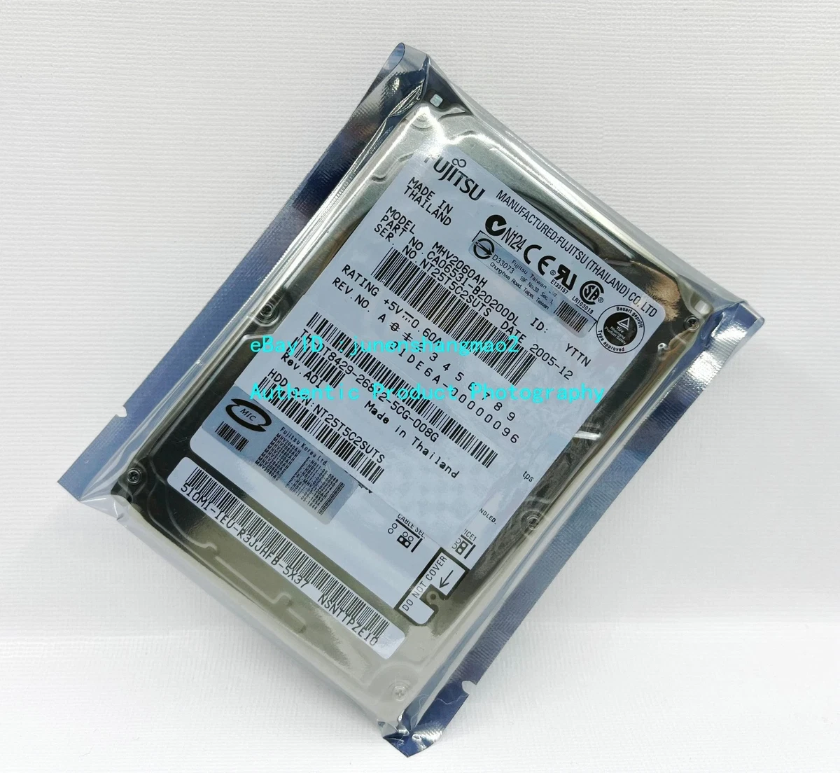 Hitachi Interne harde schijf 80 GB IDE interface 2,5 inch Hitachi Interne harde schijf 80 GB IDE interface 2,5 inch