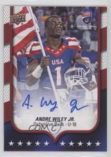 2016 Upper Deck USA Football USA U18 Auto Andre Wiley Jr #102 Auto 9b4