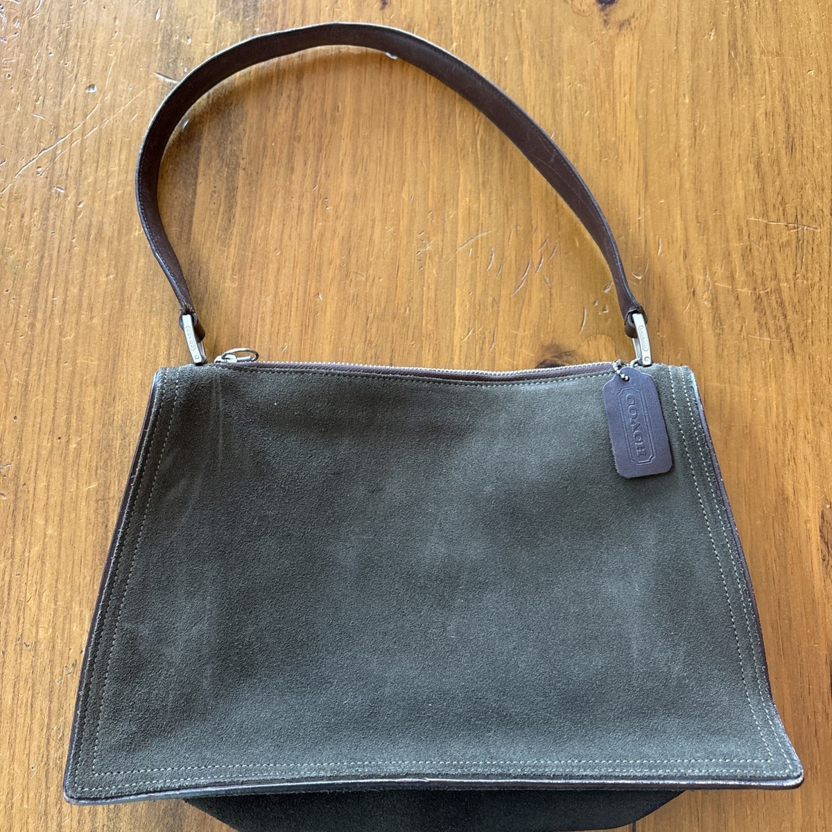 バッグ Rare Vintage Coach Tote Bag Nubuck Olive Rare Vintage Coach Tote Bag Nubuck Olive #PGDJCU | eBay