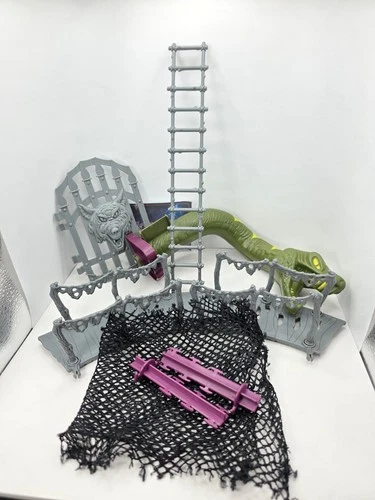 Vintage He-Man Snake Mountain MOTU Accessories Bridge & Rail Gate Ladder Net