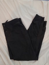 George Black Solid Knit Comfort Lounge Sleepwear Pajama Sleep Pants Men's 32-34