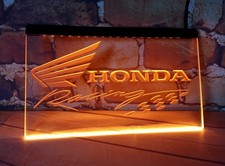 Honda Motorsport Racing LED Neon Light Sign fo Car Part Store Garage Service Bar