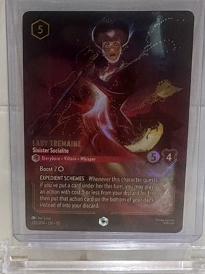 Lady Tremaine - Sinister Socialite 233/204	Enchanted Disney Lorcana English Card